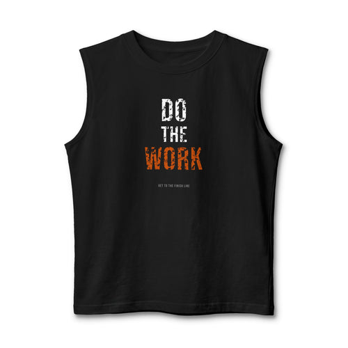Do The Work Muscle Tank — motivational flowy racerback tank by Get To The Finish Line