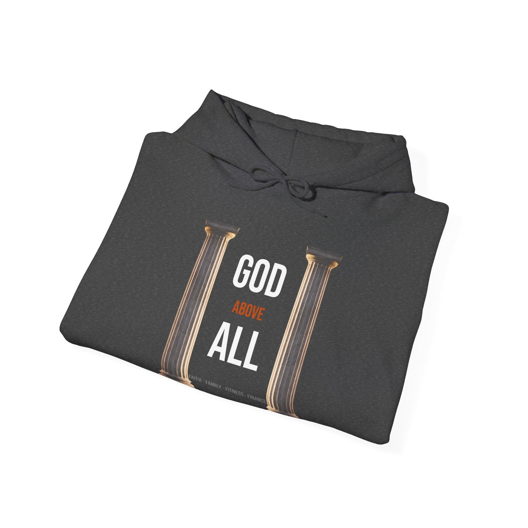 God Above All Hoodie — Marble Pillars