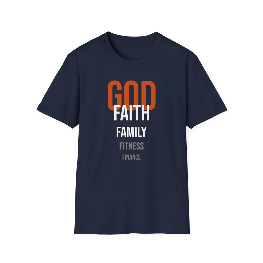 God First In That Order Tee — Four Pillars