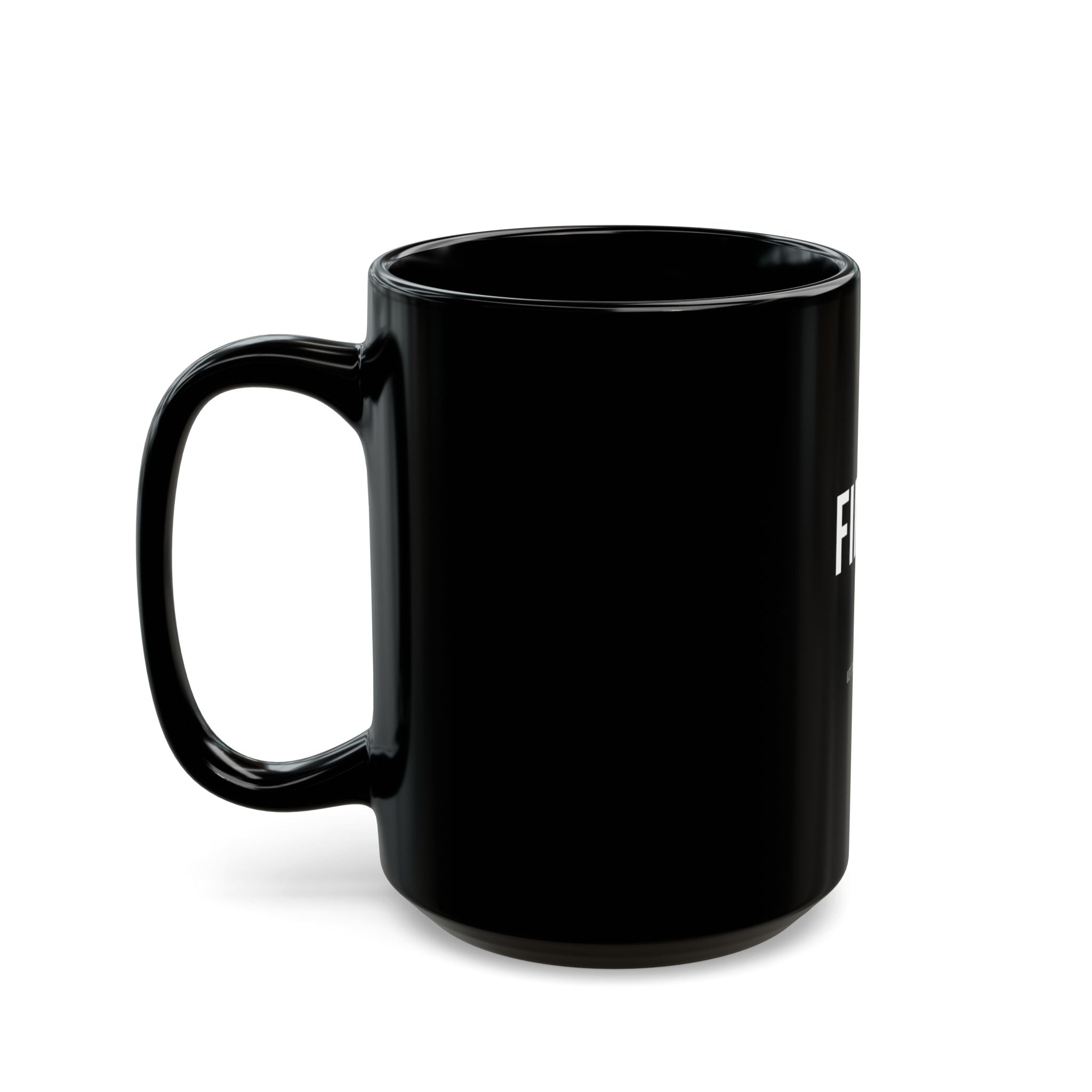 Finish It Mug — White/Orange — distressed motivational coffee mug by Get To The Finish Line (view 7)