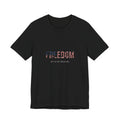 Freedom Tee — Flag Fill — patriotic american flag graphic tee by Get To The Finish Line