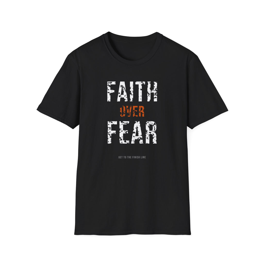 Faith Over Fear Tee — christian graphic tee by Get To The Finish Line (view 9)