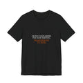 Answering To God Tee — White/Orange — bold christian statement graphic tee by Get To The Finish Line