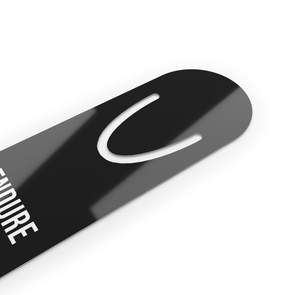 Endure For Them — Bookmark — motivational fatherhood metal bookmark by Get To The Finish Line (view 3)