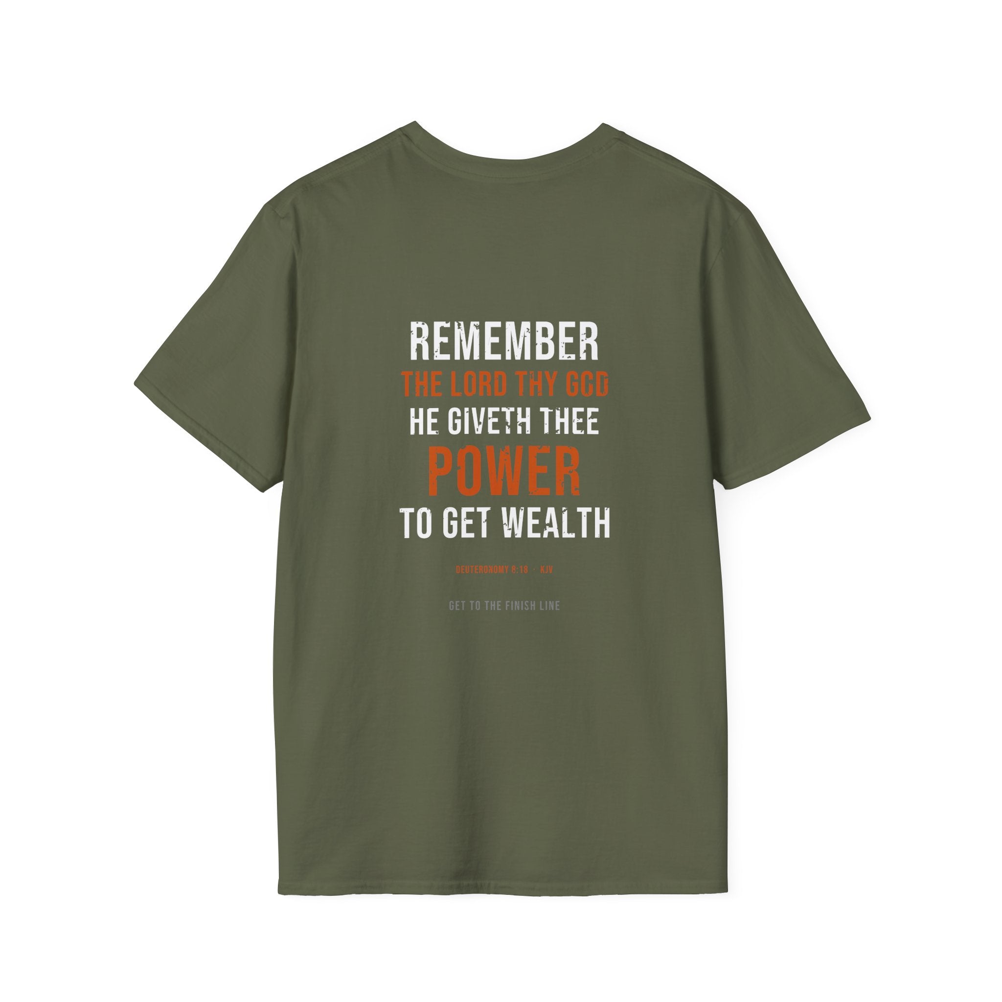Power To Get Wealth Tee — Deuteronomy 8:18 KJV