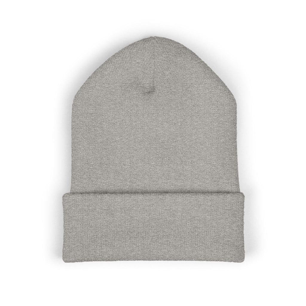Get To The Finish Line Script Beanie — Light — motivational perseverance embroidered beanie by Get To The Finish Line (view 10)