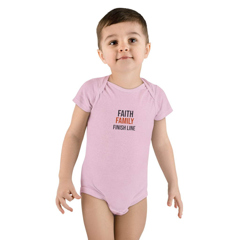 Faith Family Finish Line Baby Onesie® — GTTFL Littles