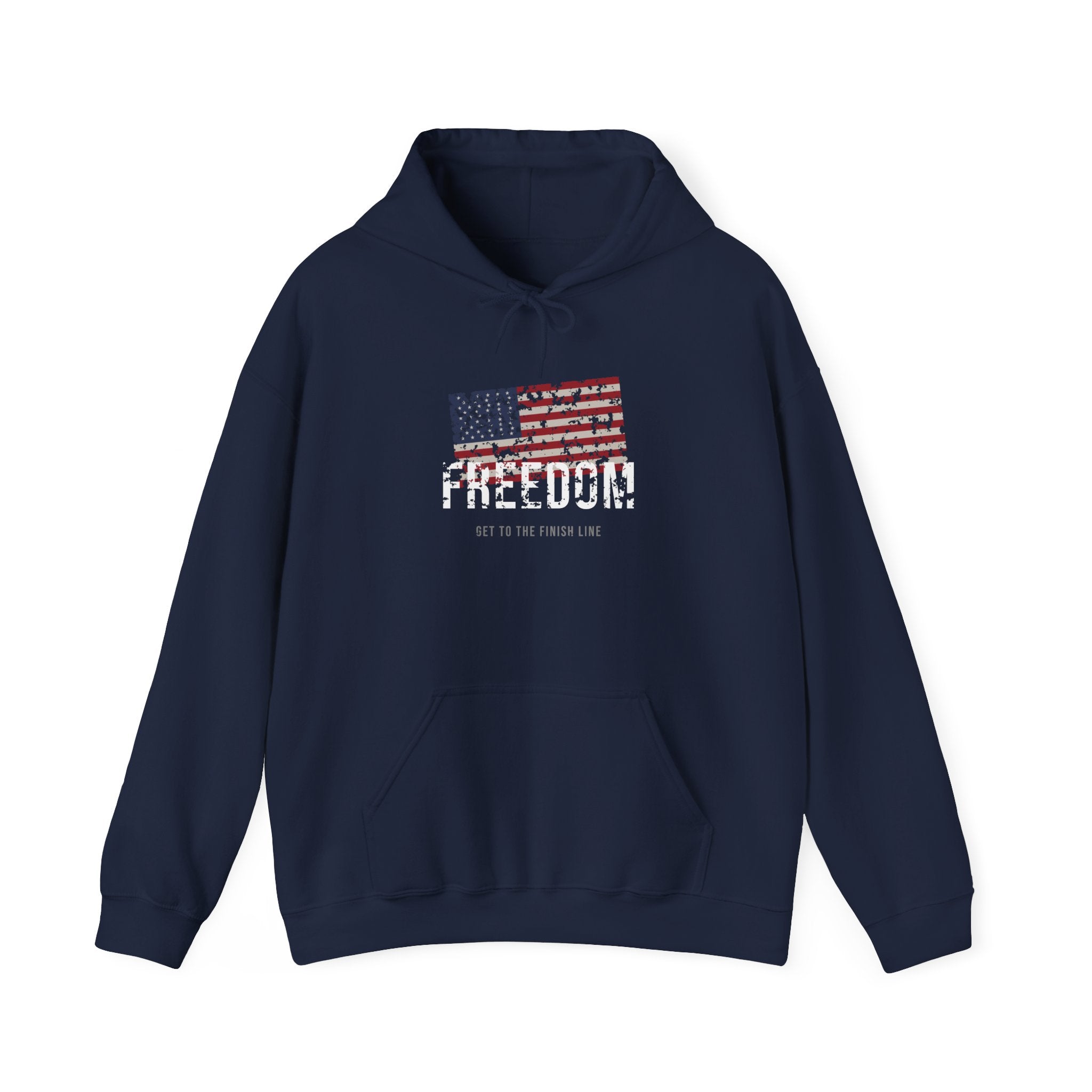 Freedom Hoodie — Old Glory — patriotic american flag graphic hoodie by Get To The Finish Line (view 4)