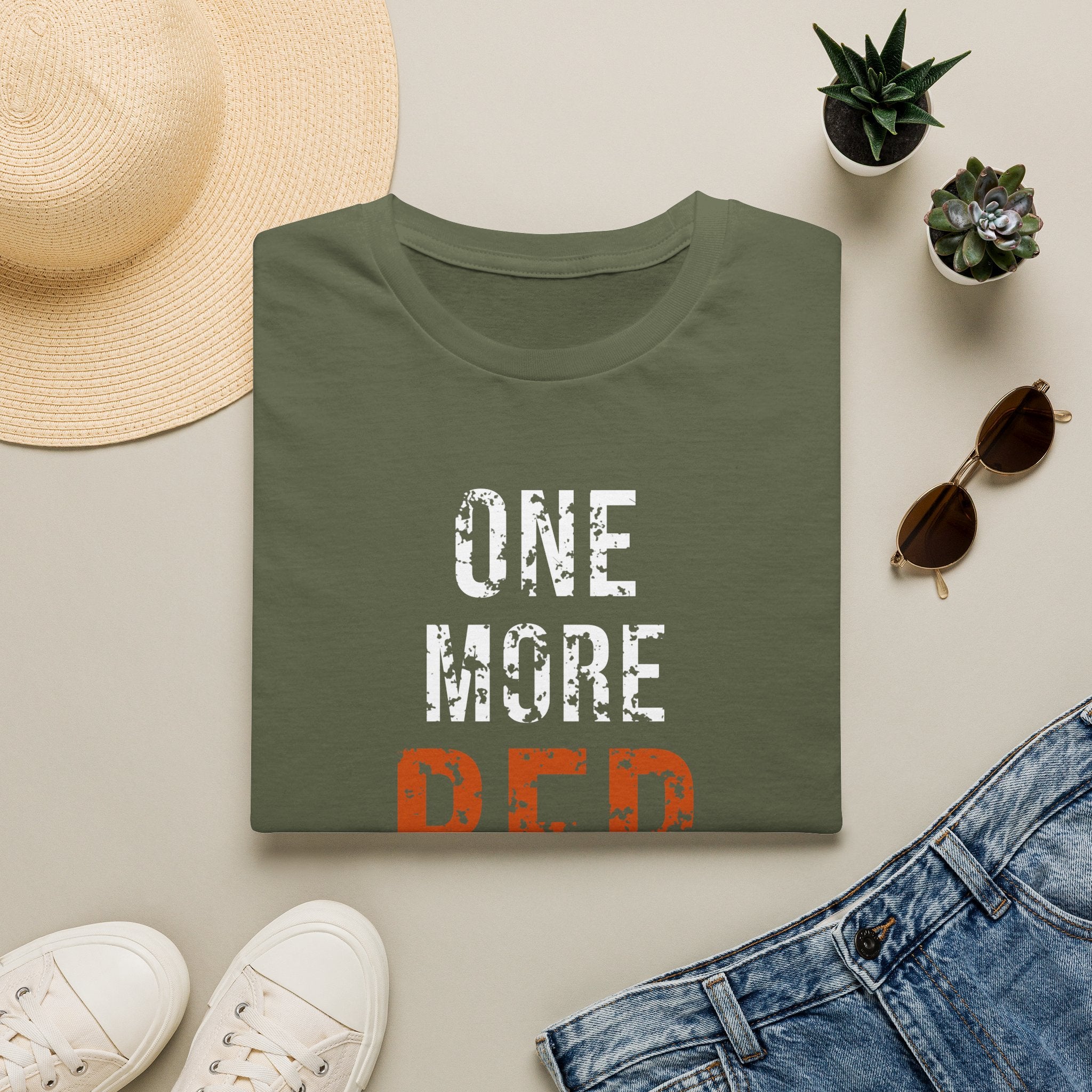One More Rep Tee — motivational graphic tee by Get To The Finish Line (view 3)