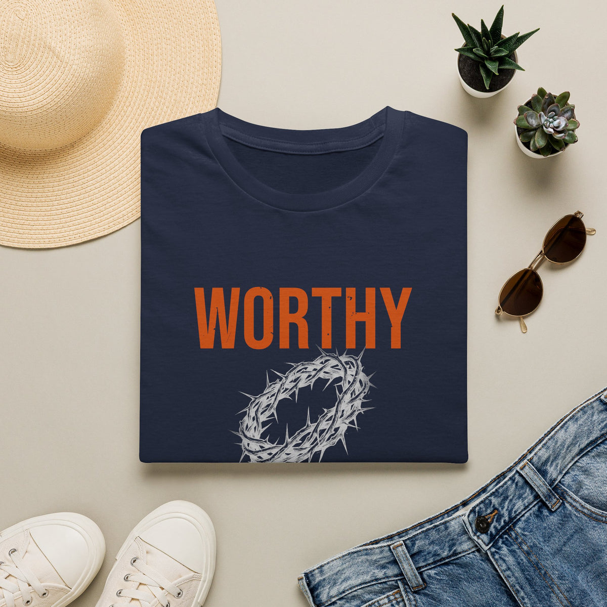Worthy Is The Lamb Tee — Revelation 5:12 KJV