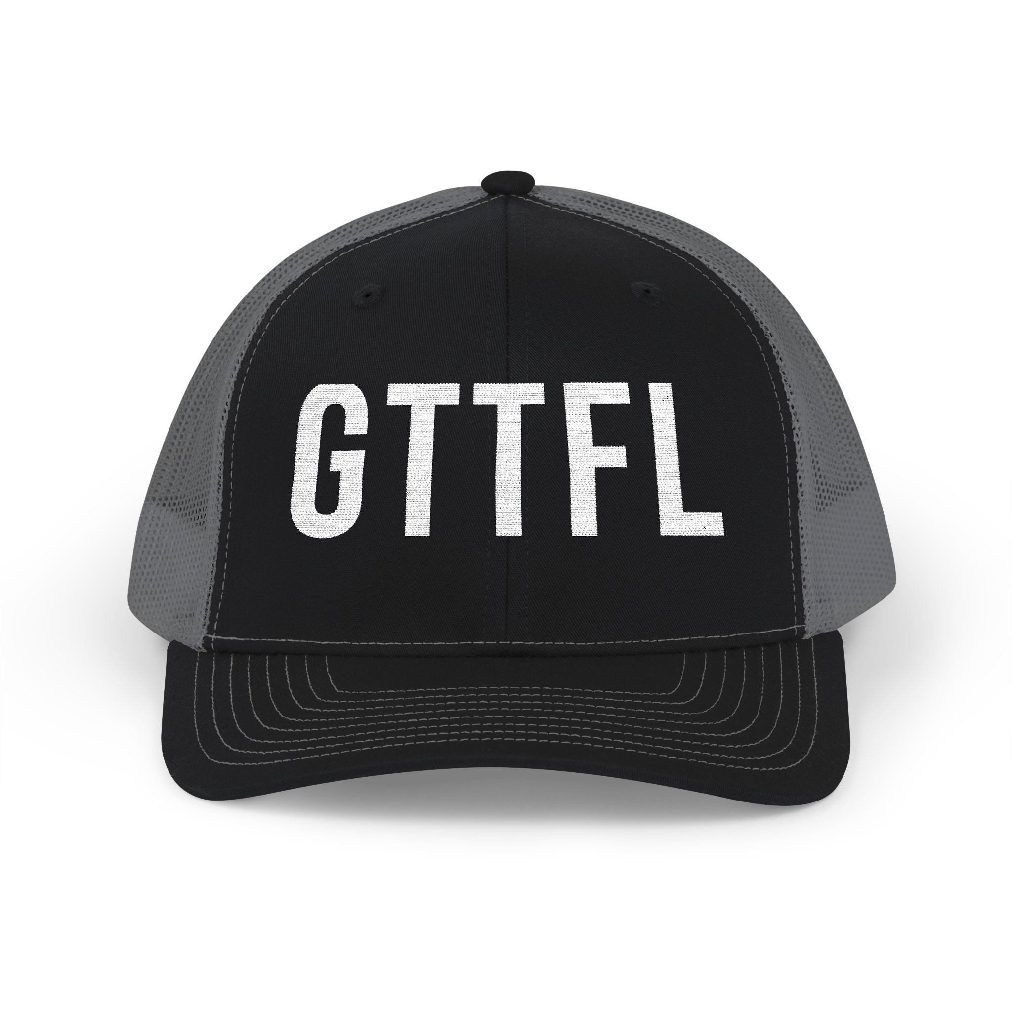 GTTFL Trucker Hat — Richardson 112 — motivational trucker hat by Get To The Finish Line (view 3)