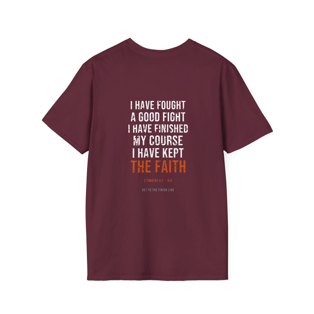 I Have Kept The Faith Tee — 2 Timothy 4:7 KJV — KJV Bible verse graphic tee by Get To The Finish Line (view 13)