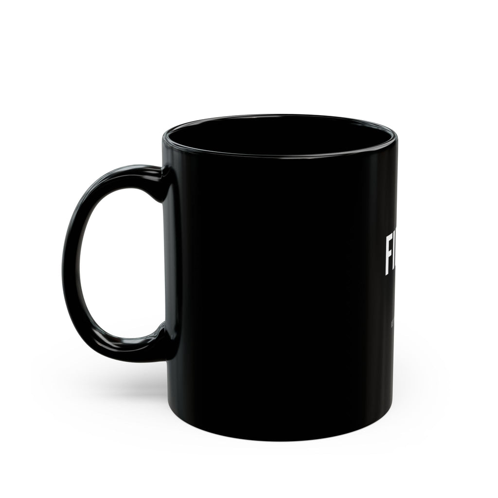 Finish It Mug — White/Orange — distressed motivational coffee mug by Get To The Finish Line (view 4)