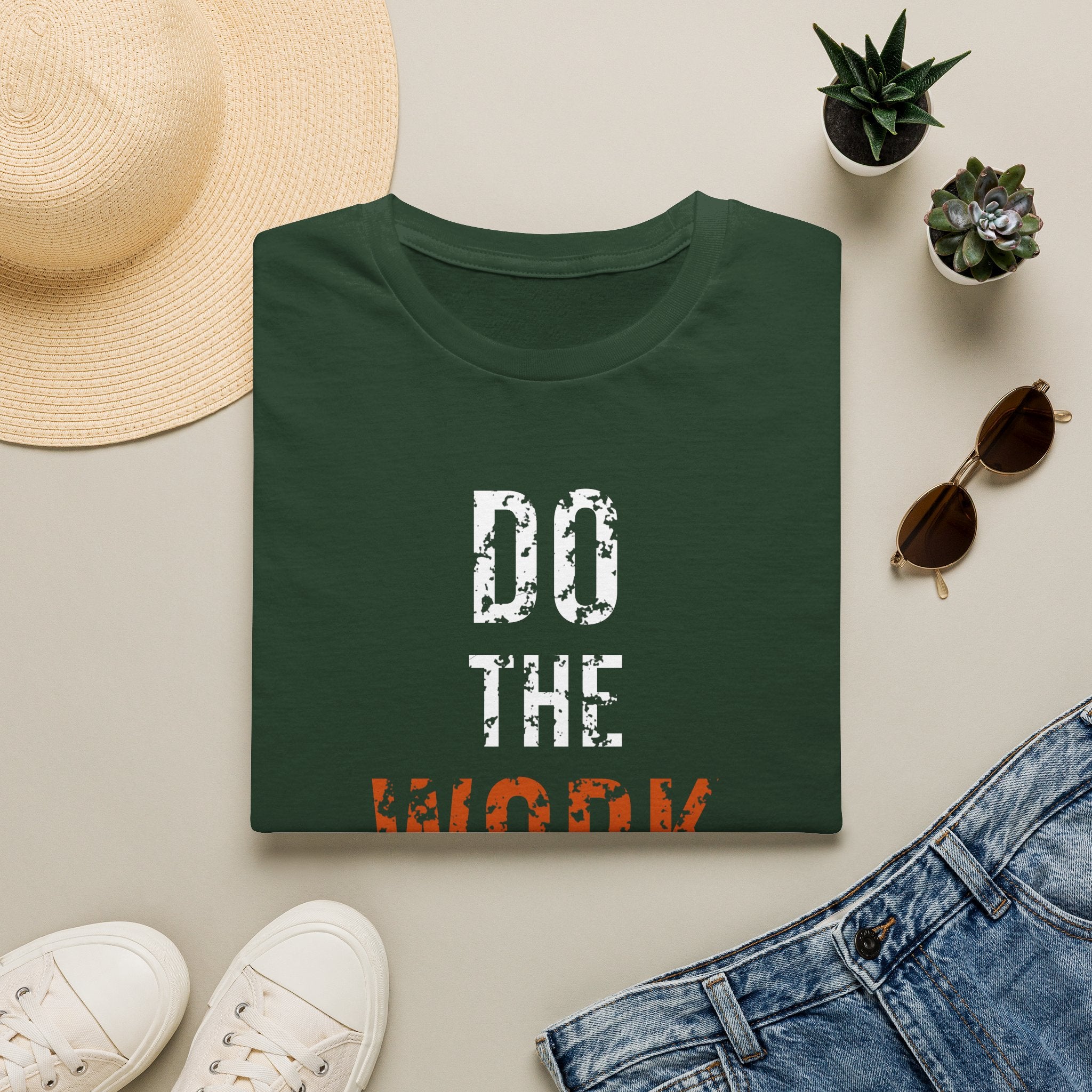 Do The Work Tee — motivational graphic tee by Get To The Finish Line (view 4)