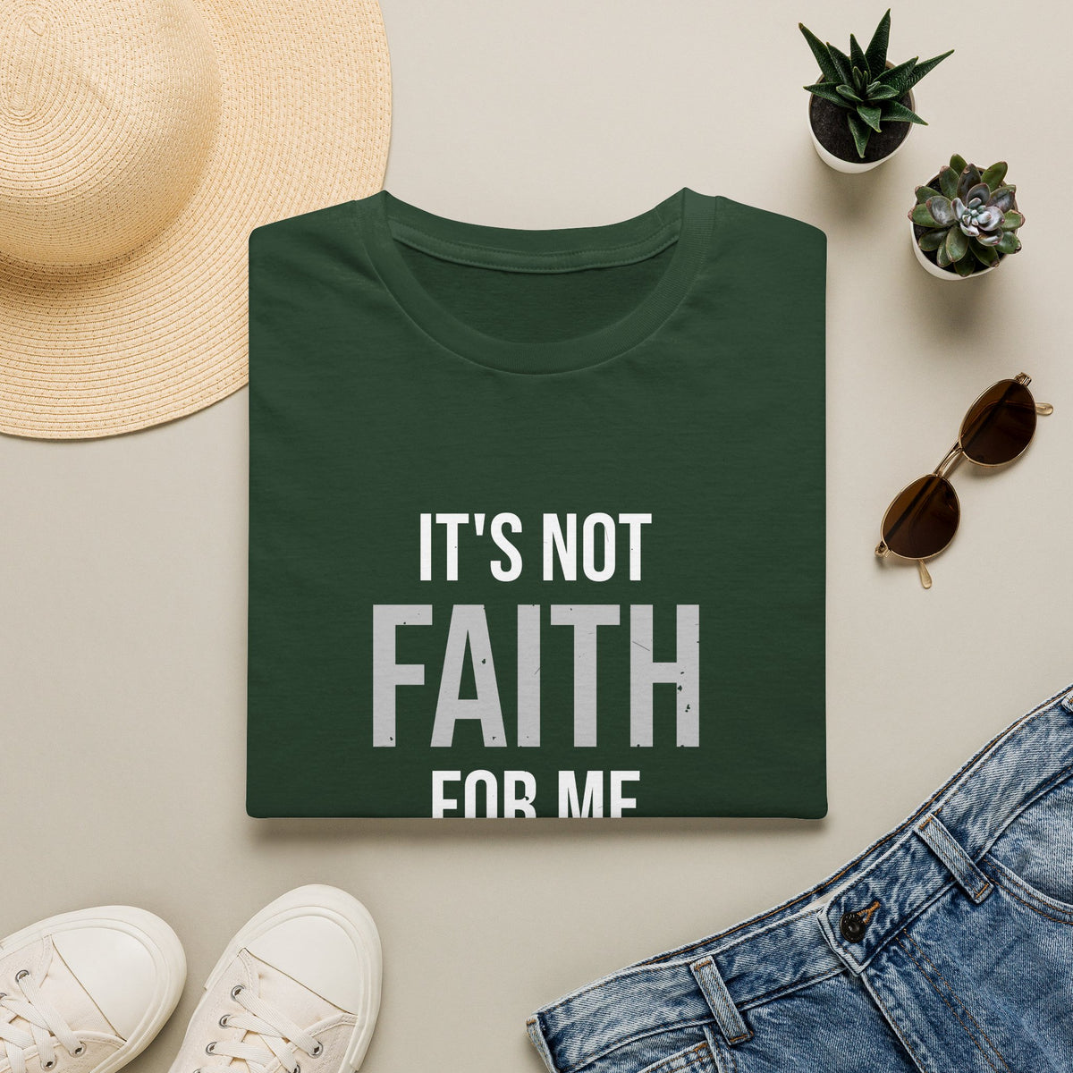 It's Not Faith It's Fact Tee — Statement