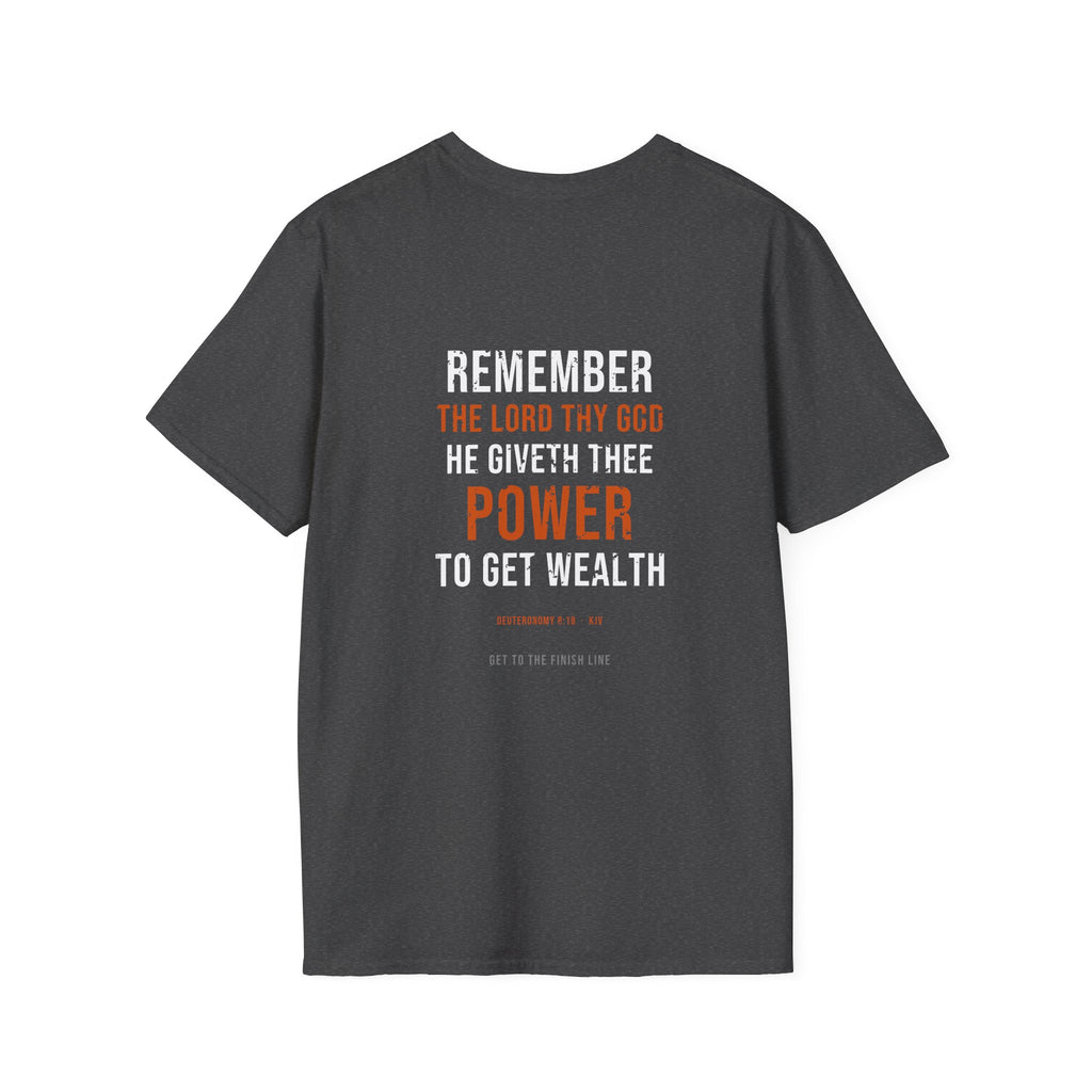 Power To Get Wealth Tee — Deuteronomy 8:18 KJV