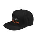Get To The Finish Line Script Snapback — Embroidered
