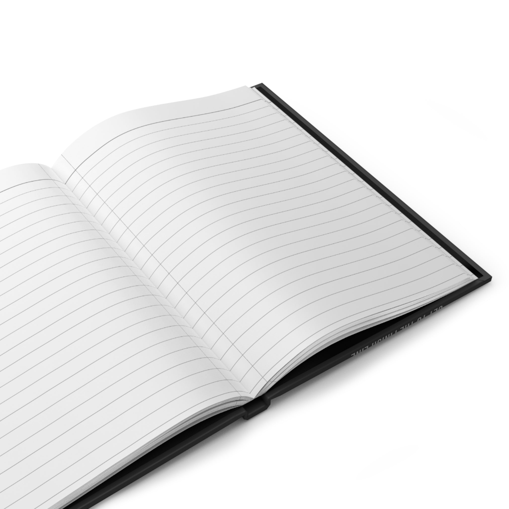 Nobody's Coming to Save You Finish It — Hardcover Journal — distressed motivational hardcover journal by Get To The Finish Line (view 4)