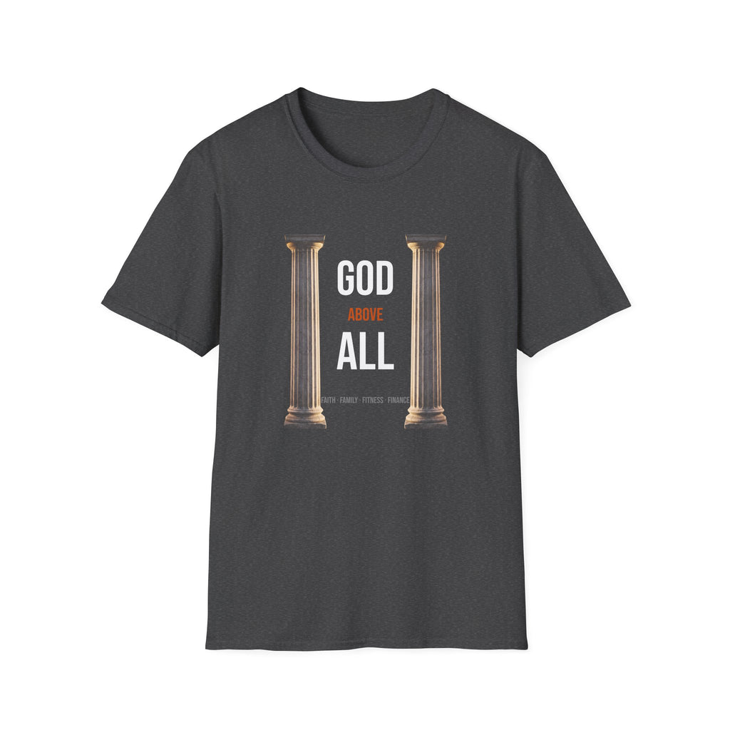 God Above All Tee — Marble Pillars