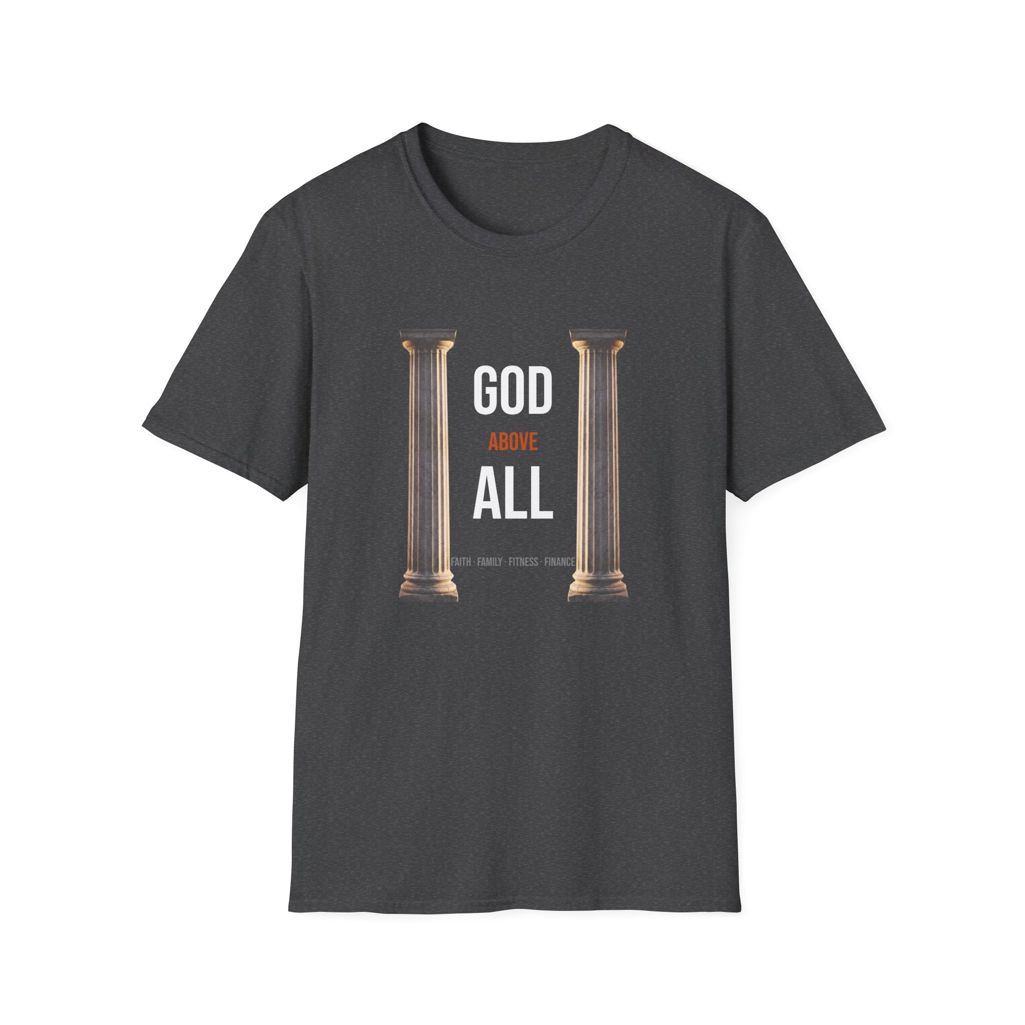 God Above All Tee — Marble Pillars