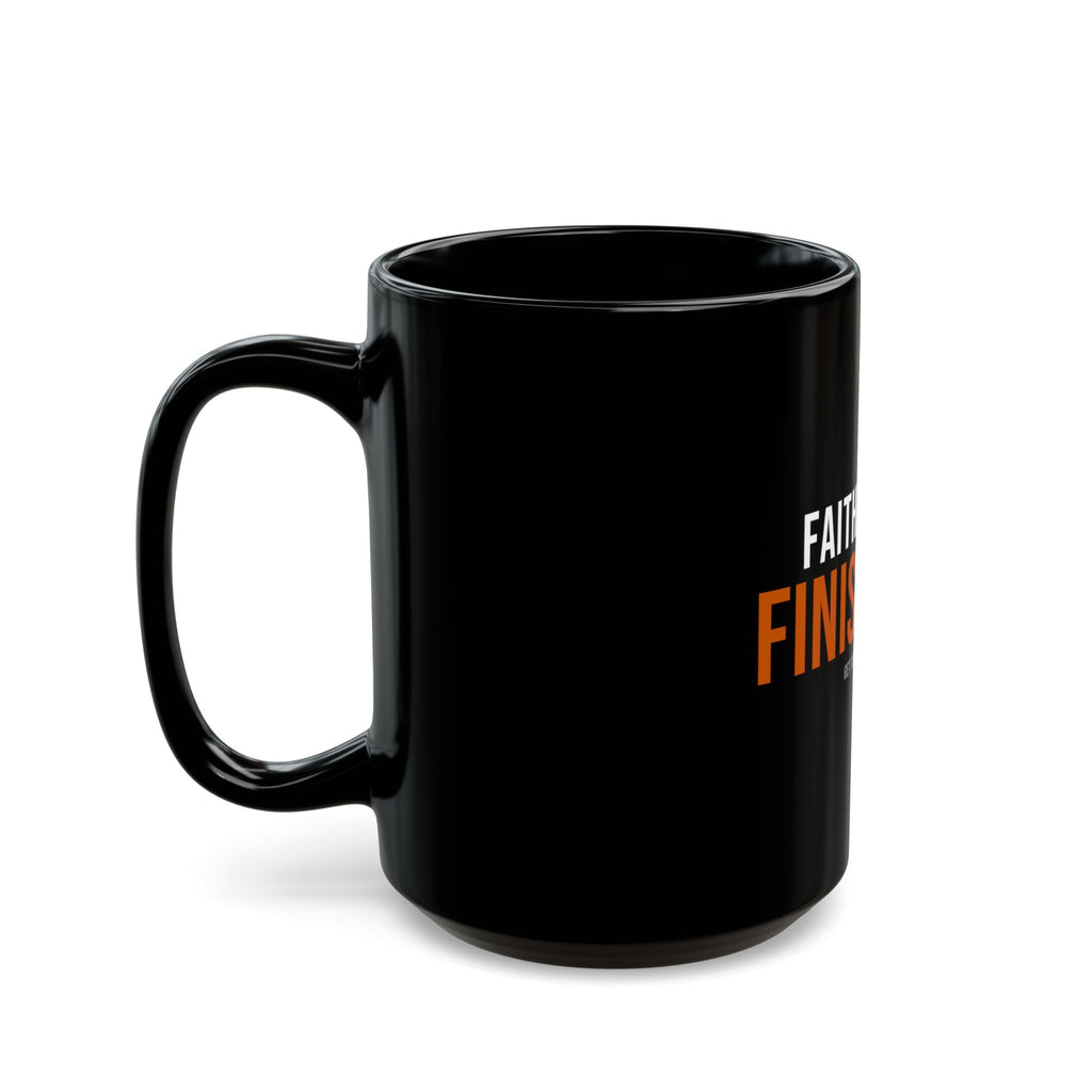 Faith Family Finish Line — Motivational Coffee Mug — christian family values coffee mug by Get To The Finish Line (view 7)