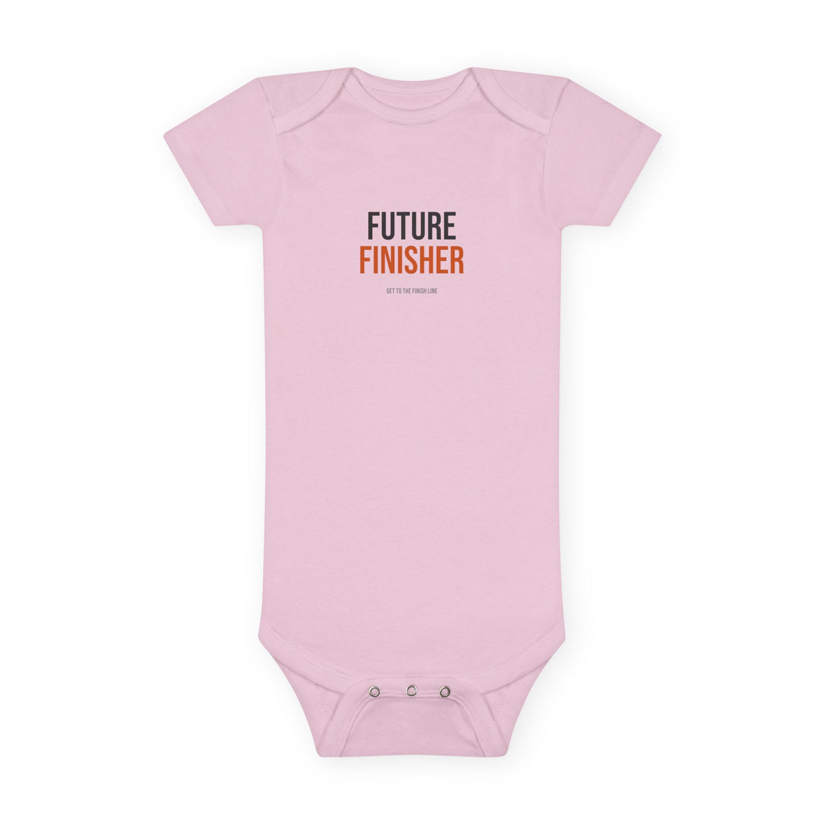 Future Finisher Baby Onesie® — GTTFL Littles — motivational piece by Get To The Finish Line (view 4)