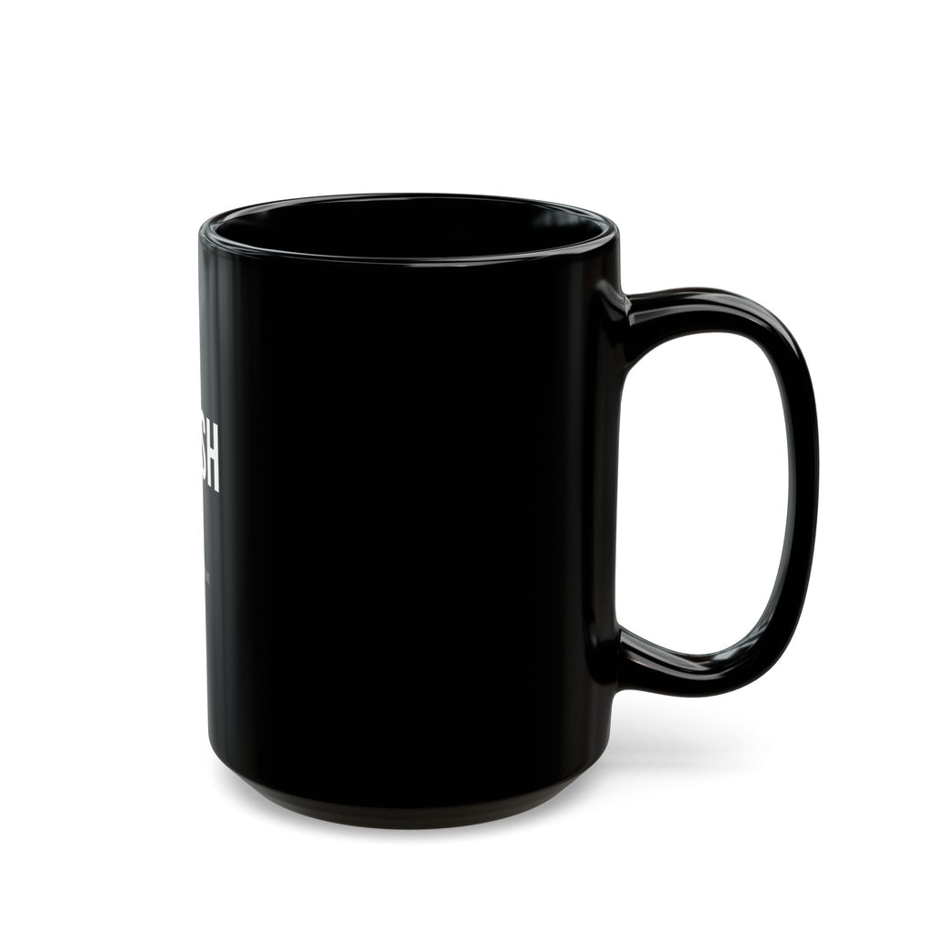 Finish It Mug — White/Orange — distressed motivational coffee mug by Get To The Finish Line (view 6)