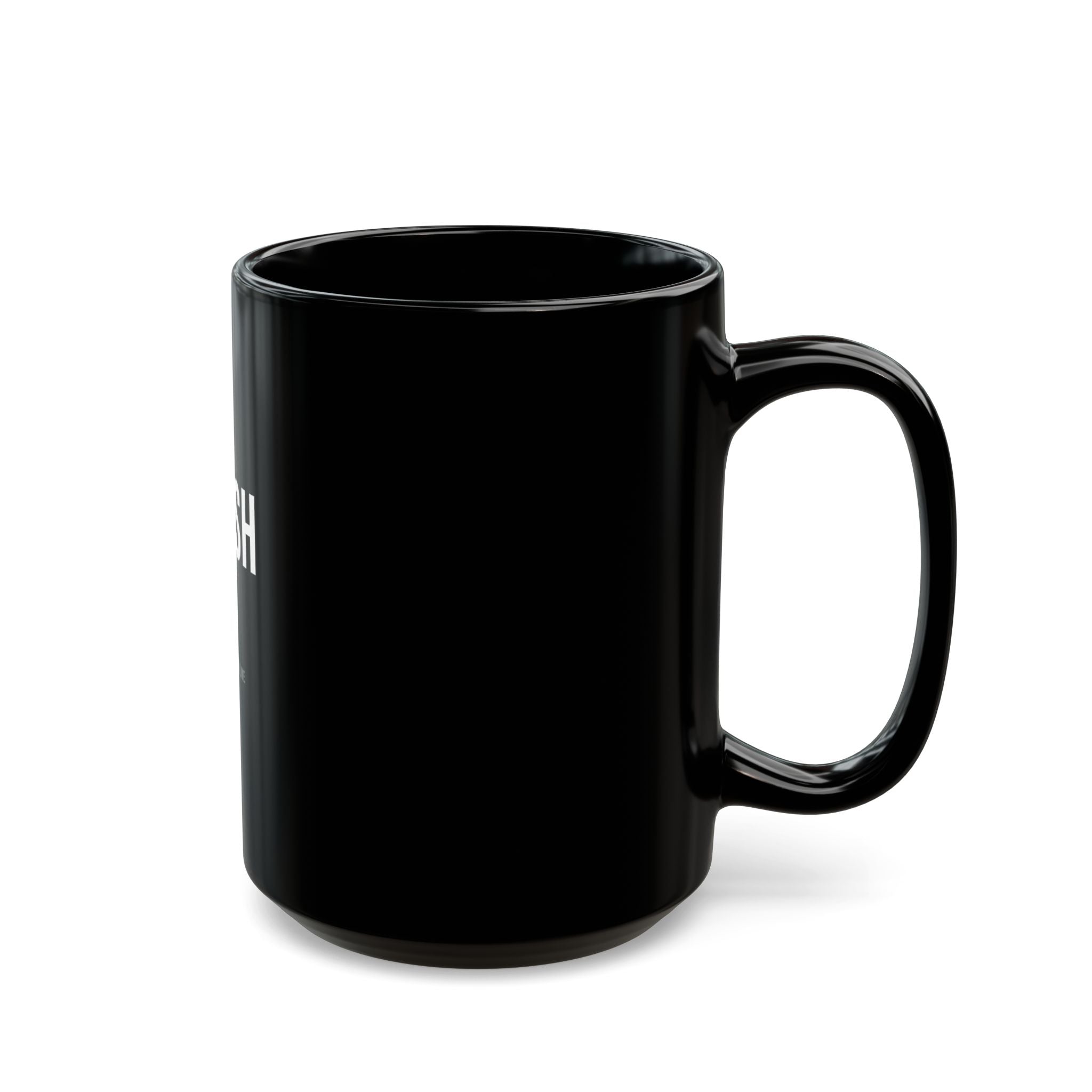 Finish It Mug — White/Orange — distressed motivational coffee mug by Get To The Finish Line (view 6)