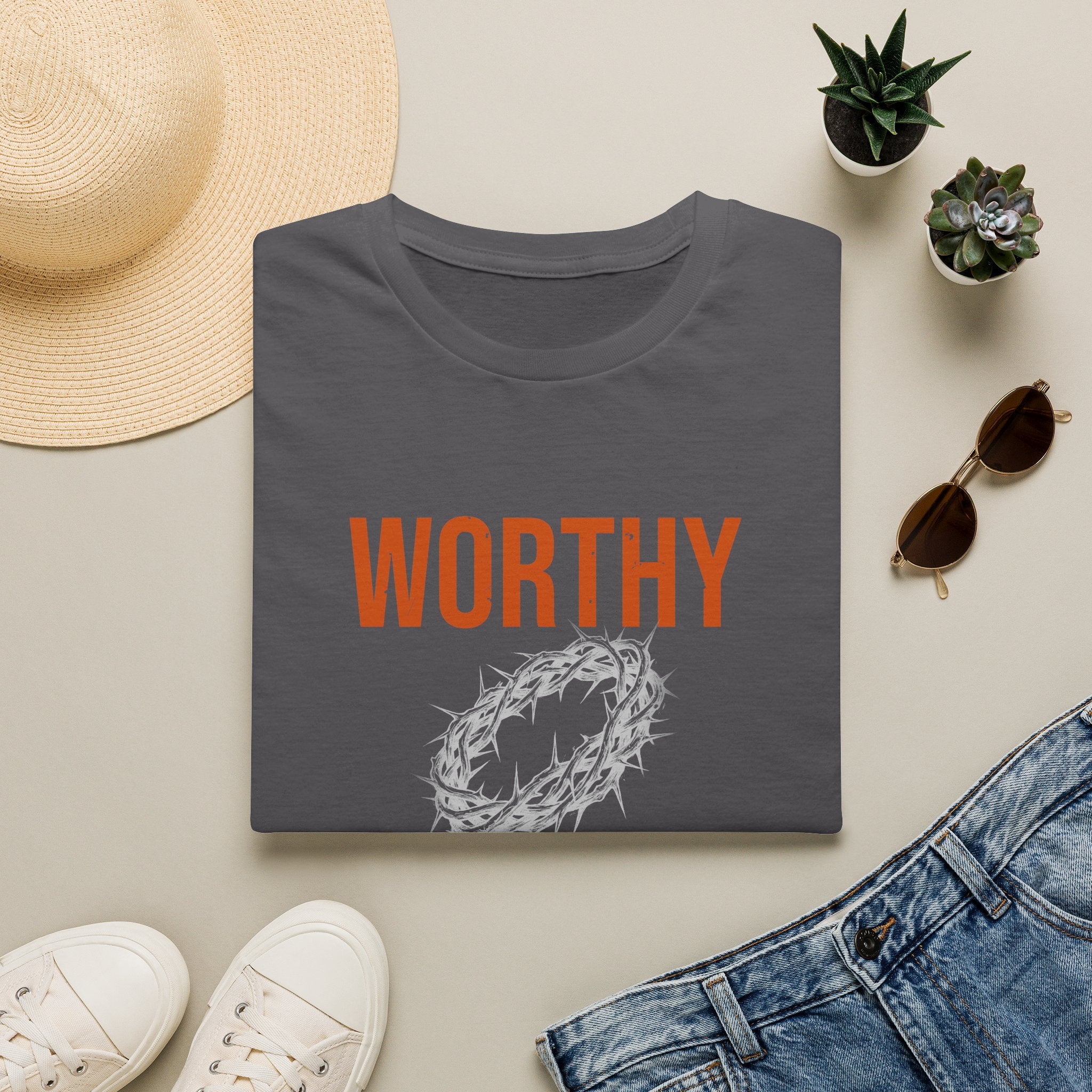 Worthy Is The Lamb Tee — Revelation 5:12 KJV