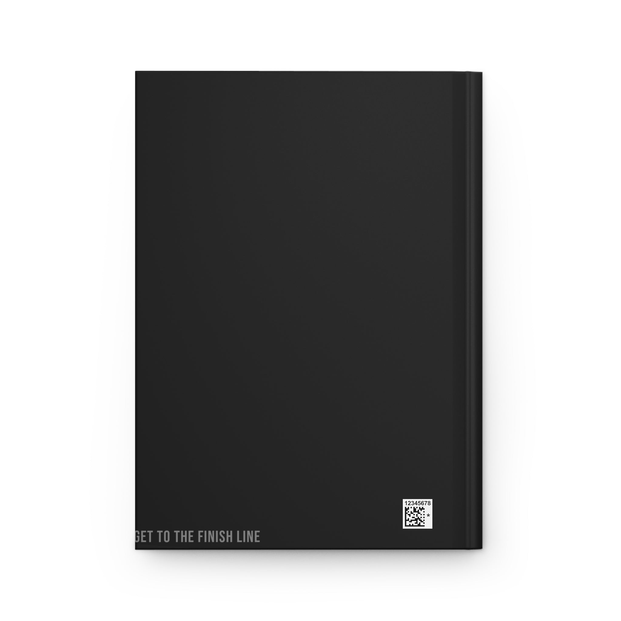 It Is Finished Journal — White/Orange — christian hardcover journal by Get To The Finish Line (view 2)
