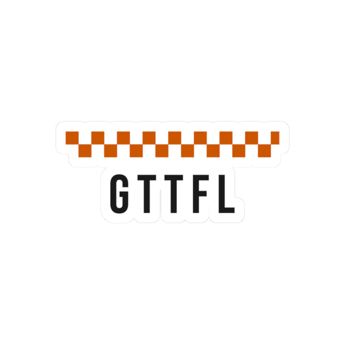 GTTFL Checker Sticker
