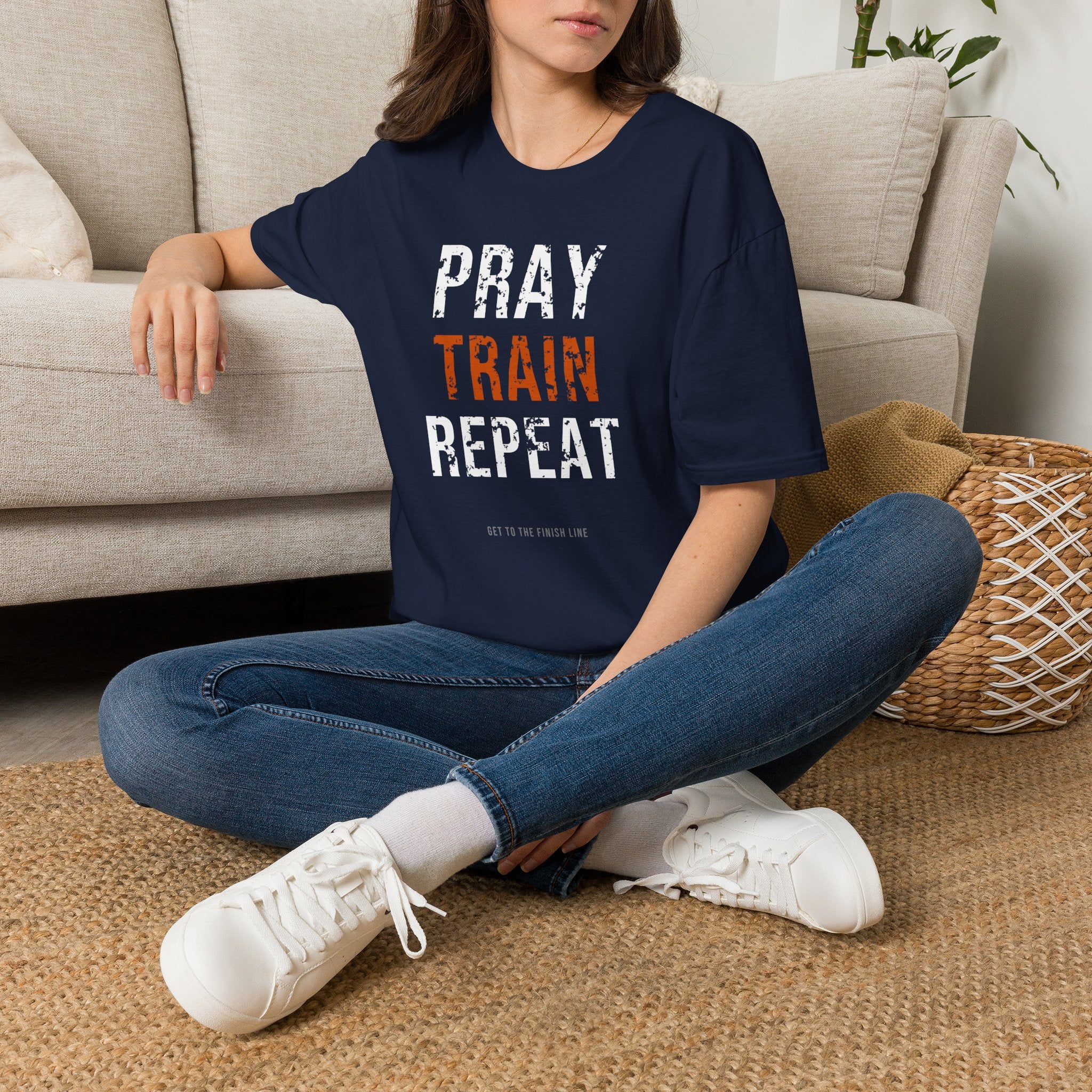 Pray Train Repeat Tee