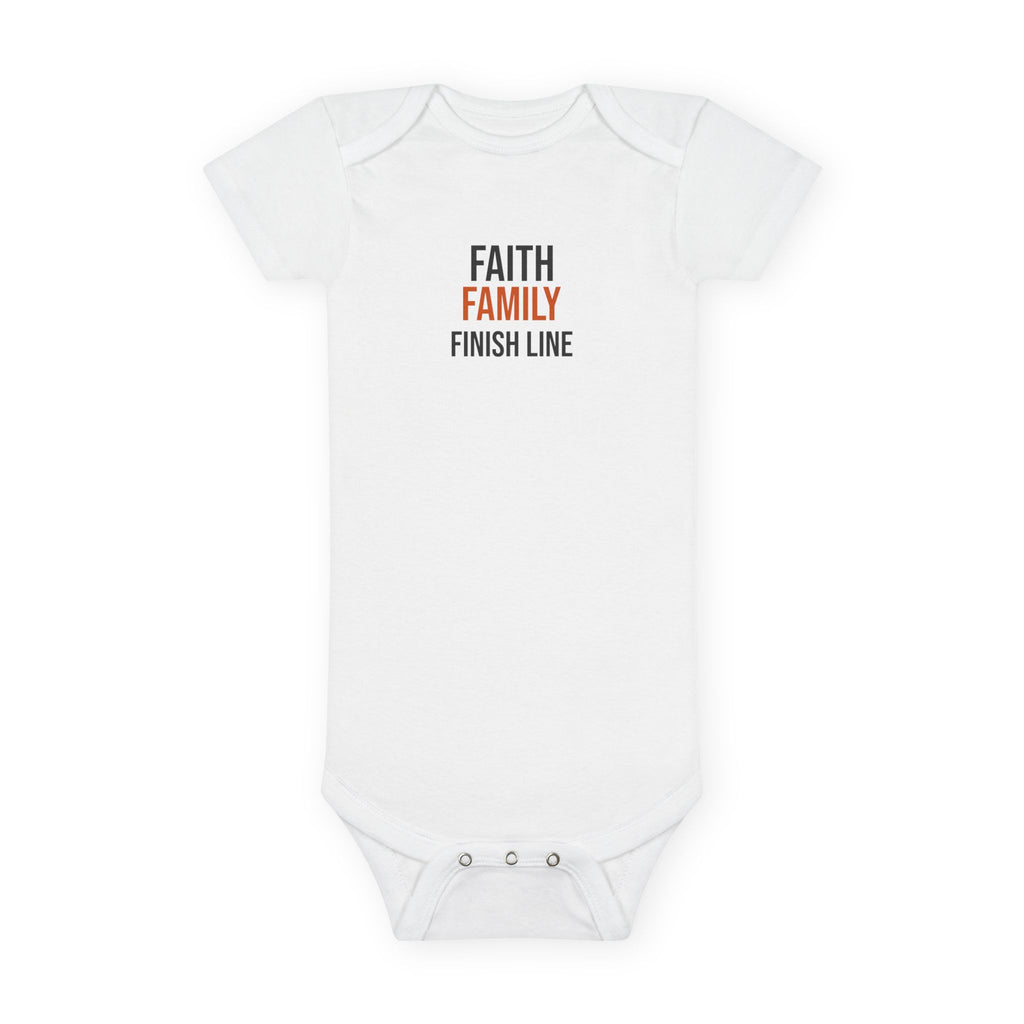 Faith Family Finish Line Baby Onesie® — GTTFL Littles