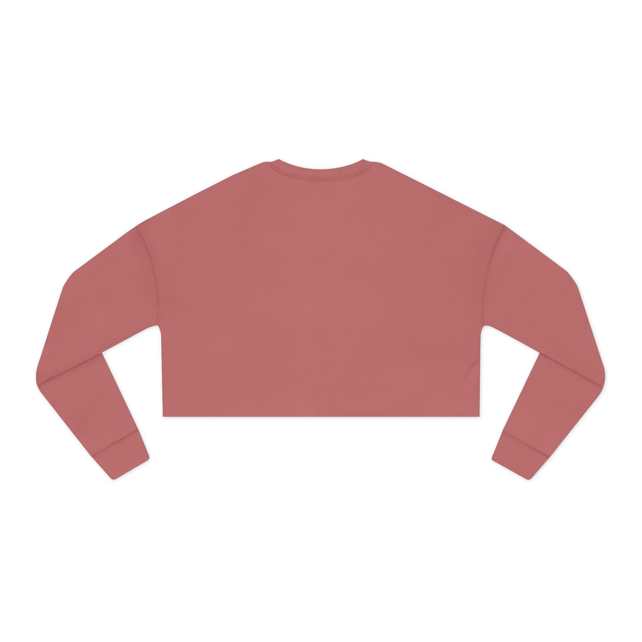 Get To The Finish Line Script Cropped Sweatshirt — motivational perseverance cropped sweatshirt by Get To The Finish Line (view 5)