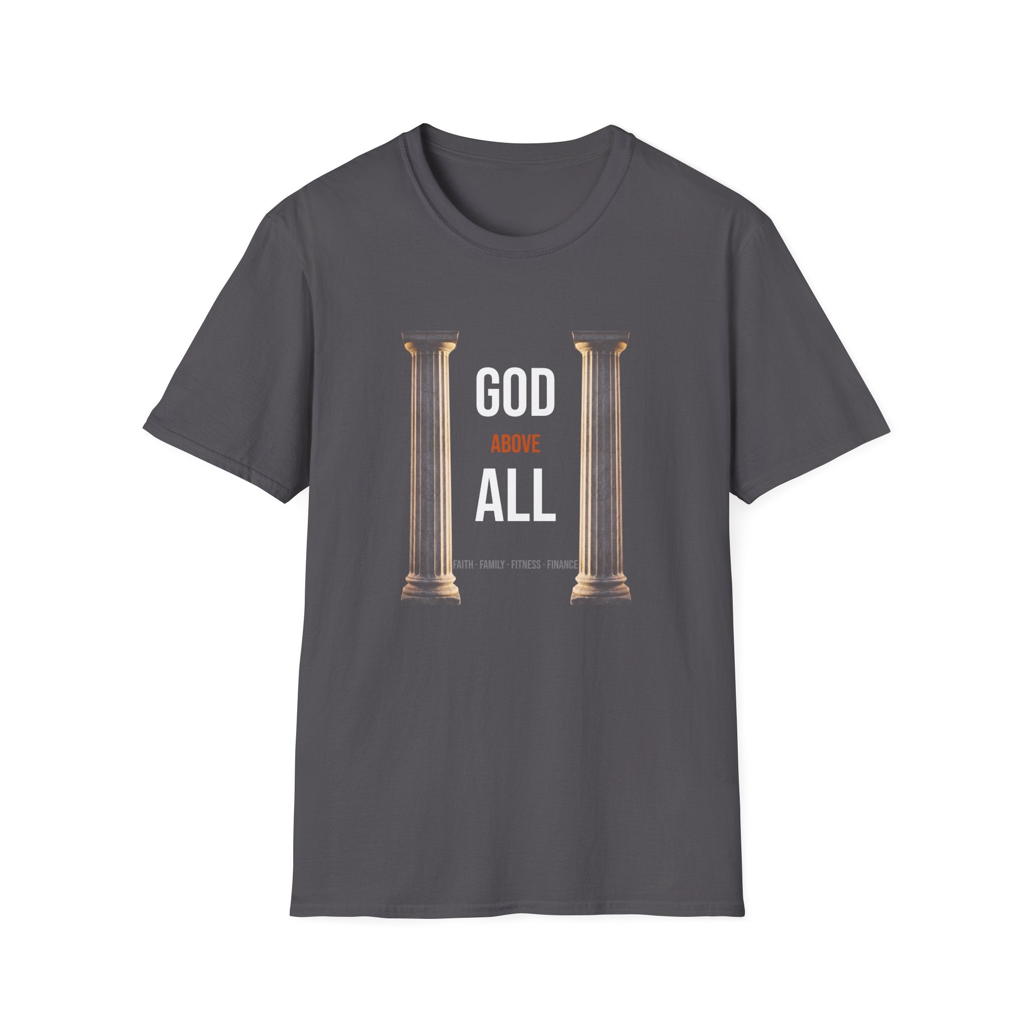 God Above All Tee — Marble Pillars