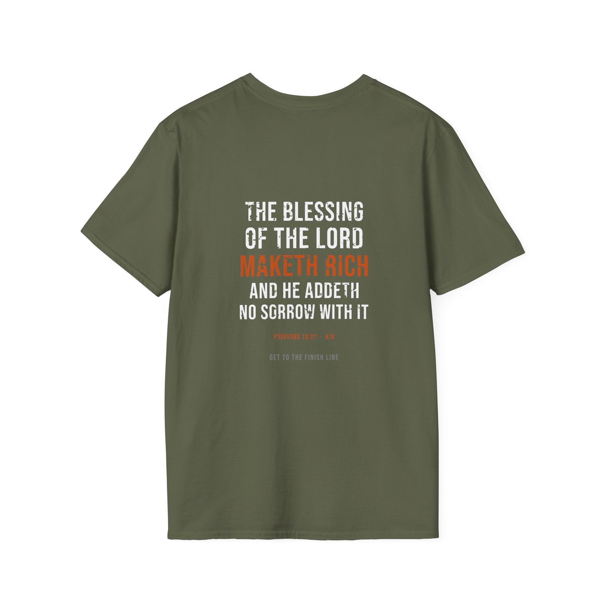 The Blessing Of The Lord Maketh Rich Tee — Proverbs 10:22 KJV