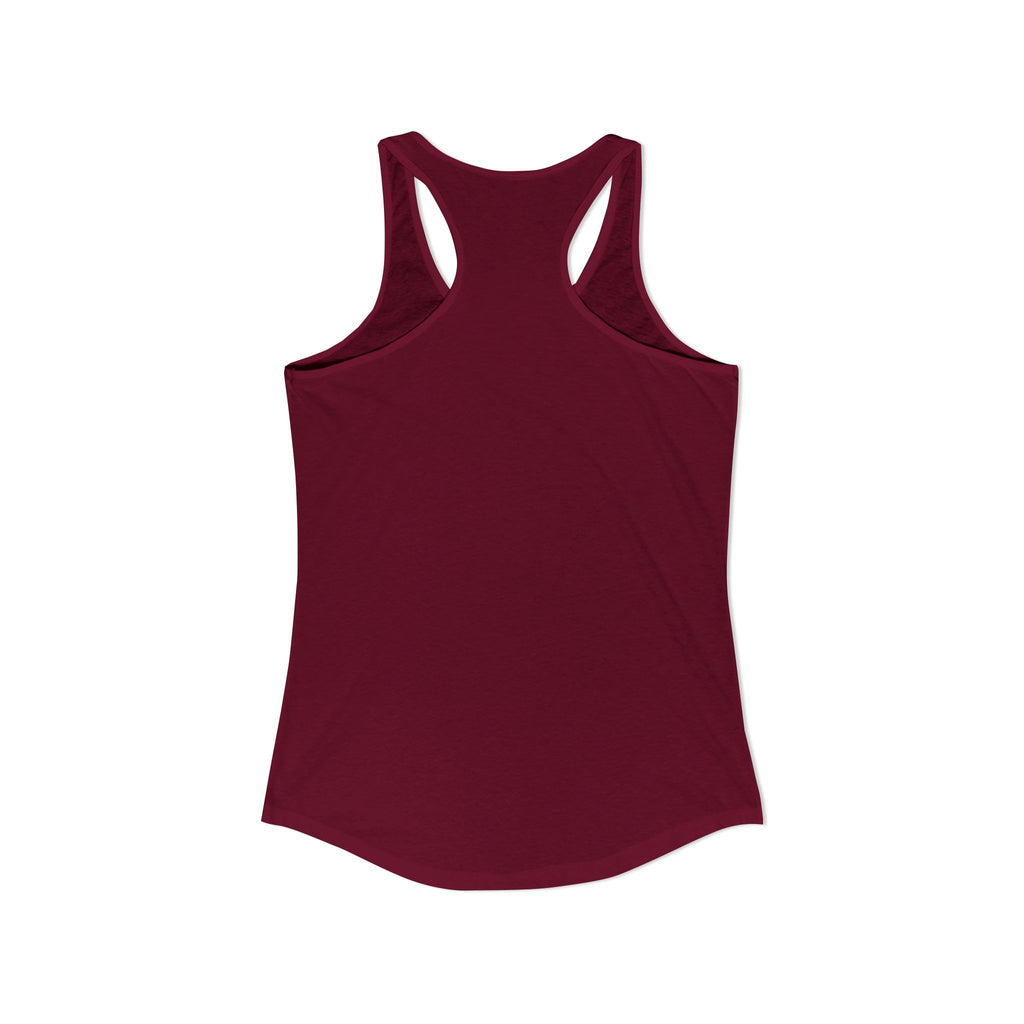 Faith Begins Script Racerback Tank — Dark