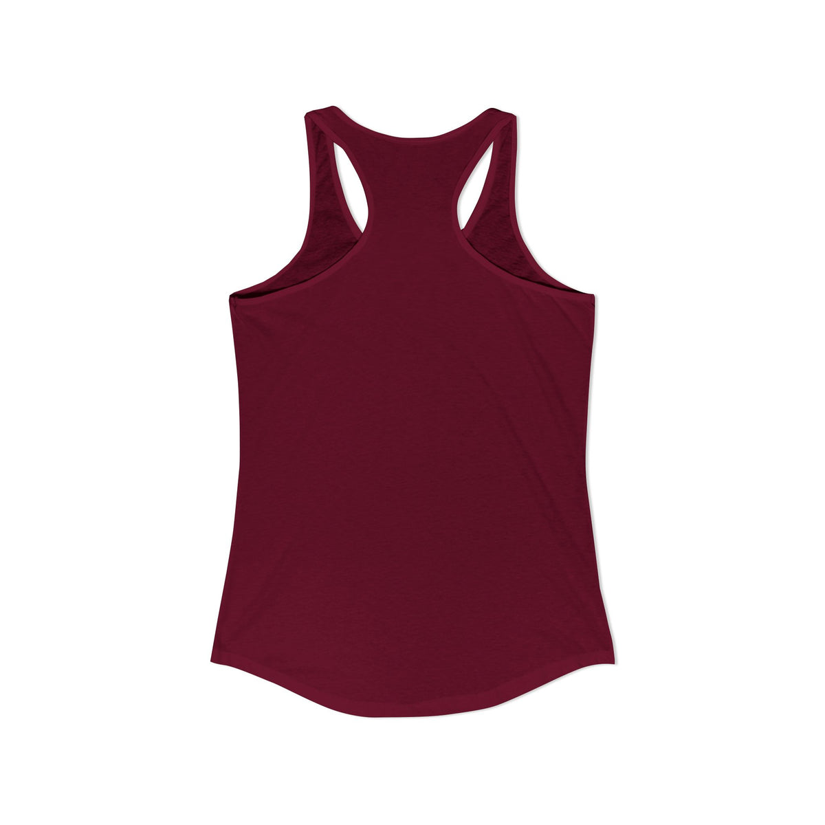 Faith Begins Script Racerback Tank — Dark