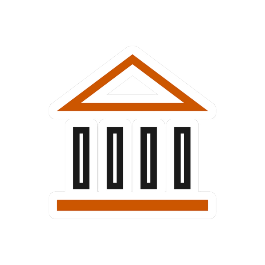 Four Pillars Temple Sticker