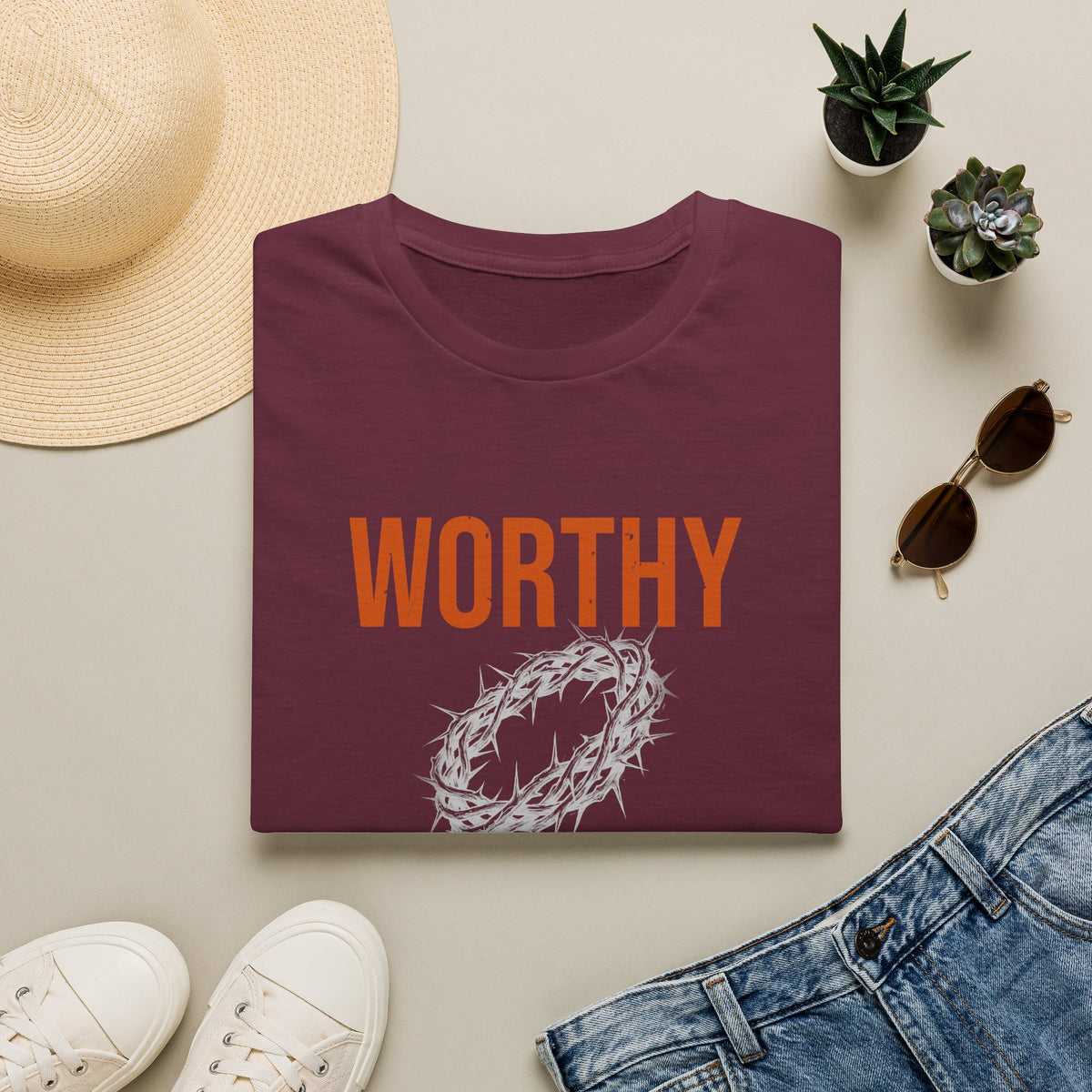 Worthy Is The Lamb Tee — Revelation 5:12 KJV